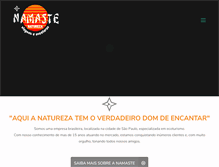 Tablet Screenshot of namastenatureza.com.br